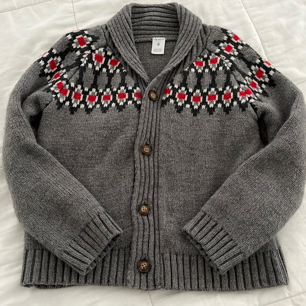 Carters Shawl Collar Cardigan